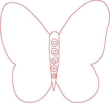 Butterfly drawing for beginners