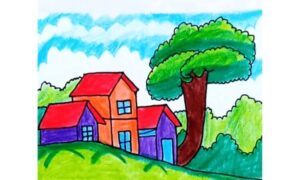 Landscapes to Draw Easy for Kids - The Soft Roots