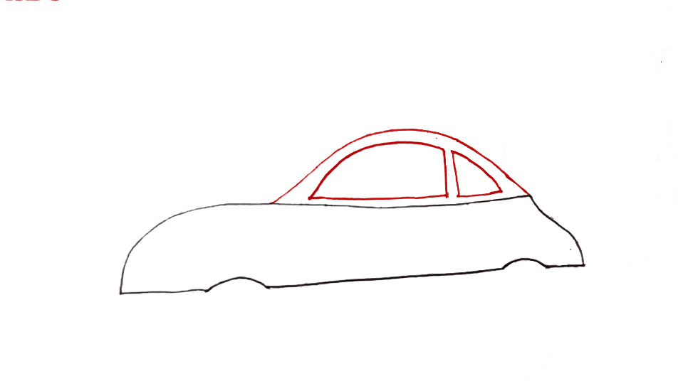 Шаг 2: Создание структурной формы автомобиля и интерьера автомобиля
