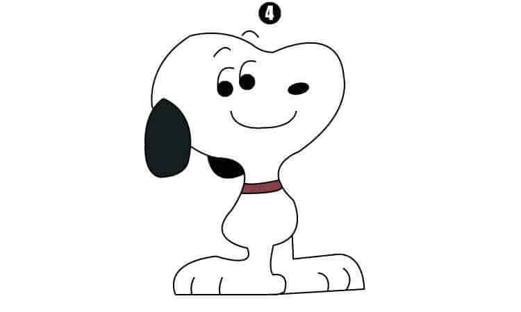 Snoopy drawing