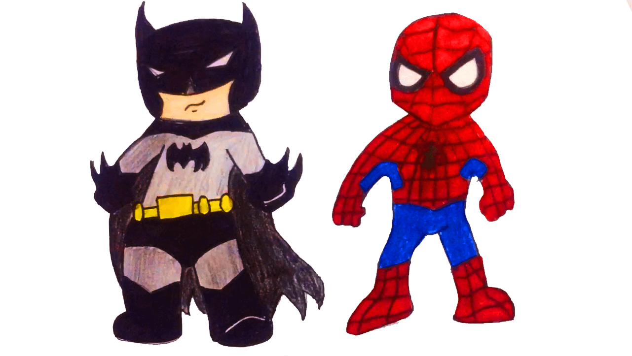 easy superhero drawings for kids