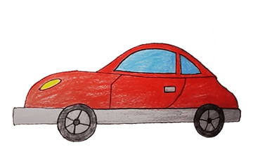 how to draw car Easy step