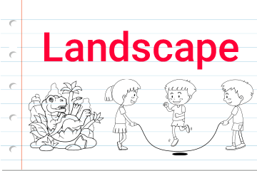 How To Drawing Landscape Easy | Easy To Draw Landscapes