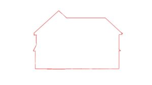 easy to draw house