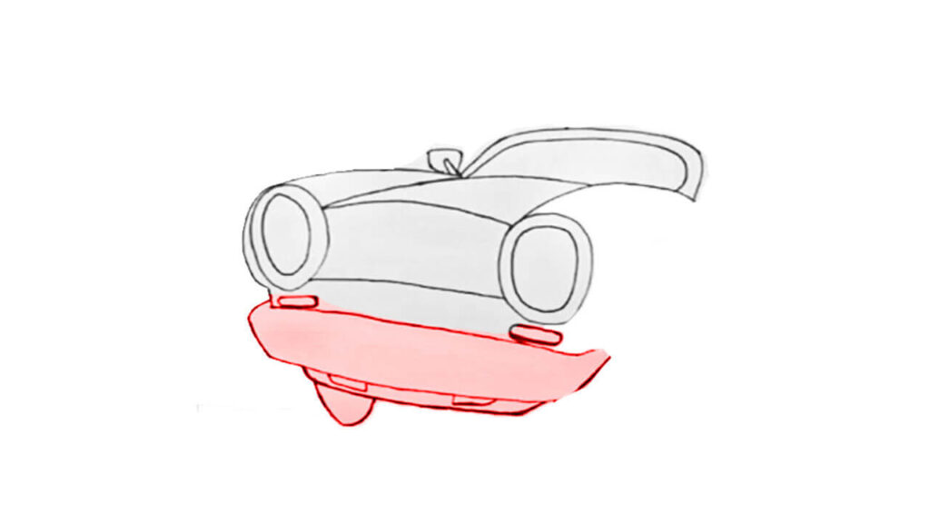Step 3: Make the headlights of the car