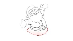 Santa Claus drawing