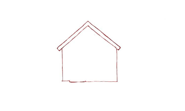 houses to draw easy