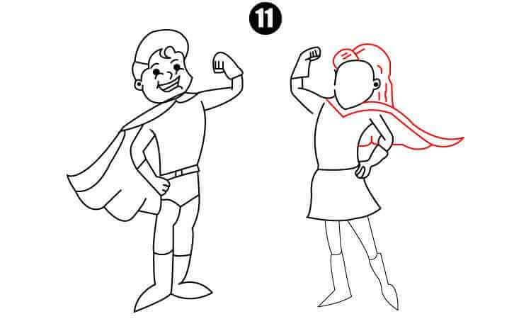 Superheroes coloring pages