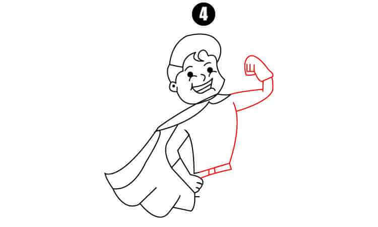 Superheroes drawings easy