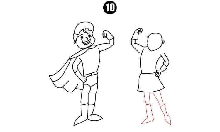 Superheroes drawings for kids