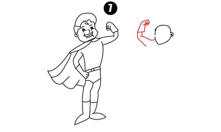 easy drawing Superheroes
