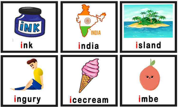 List of Words That Start With Letter 'I' For Children To Learn