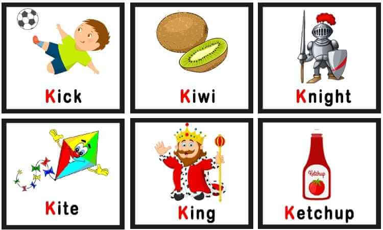 Learn Vocabulary Words That Start With K