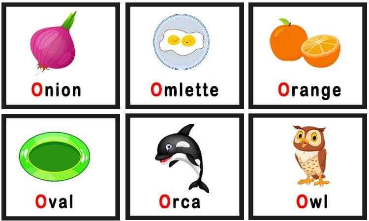 Spanish Words That Start With The Letter O