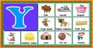 Learn Vocabulary Words That Start With Y