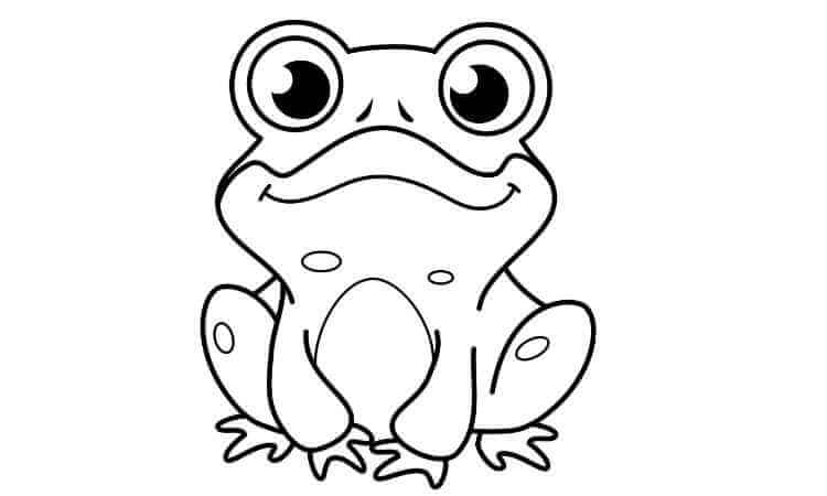 little frog coloring pages