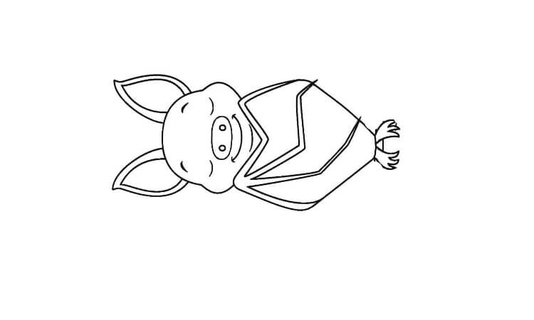 Sleeping bat coloring pages