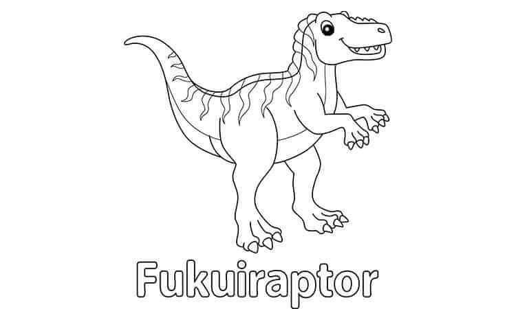 Fukuiraptor Coloring Pages