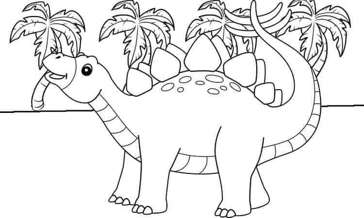 Stegosaurus Coloring Pages