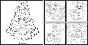 Christmas coloring pages