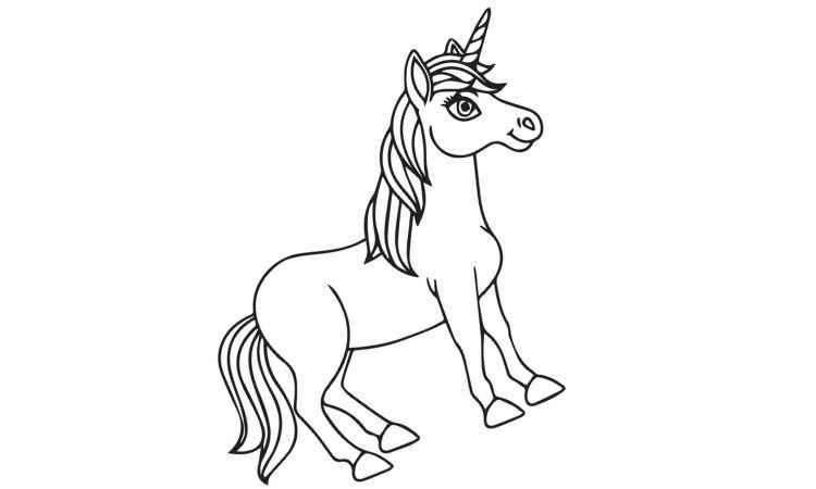 Thelma the unicorn coloring pages