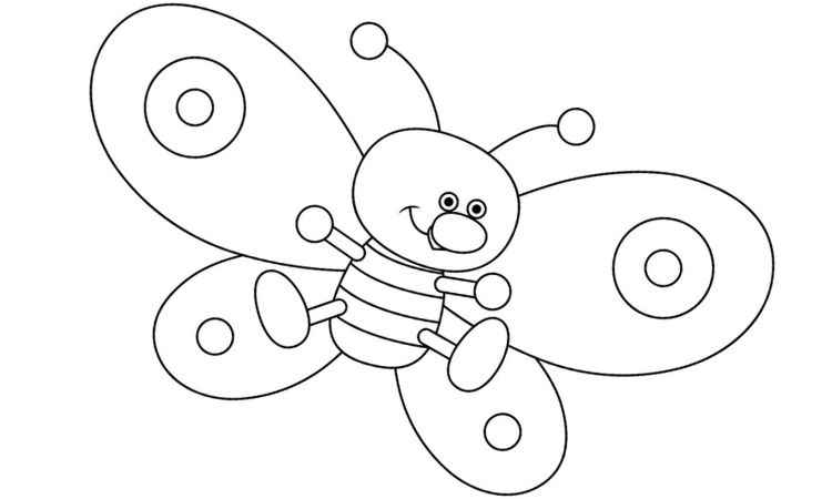 little bee coloring pages
