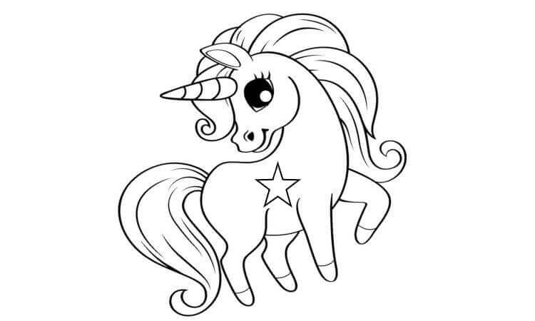 images of unicorns coloring pages