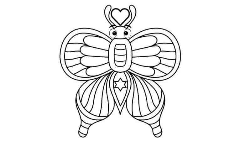 Swallowtail Butterfly coloring pages