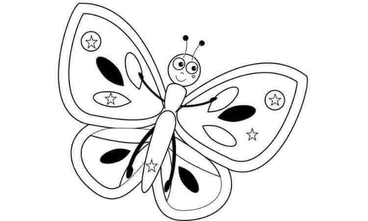 Butterfly Coloring Pages | Kids Coloring pages