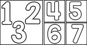 Number Coloring pages