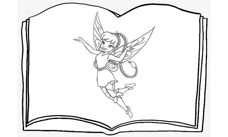 Fairies books Coloring pages