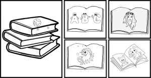 book Coloring pages