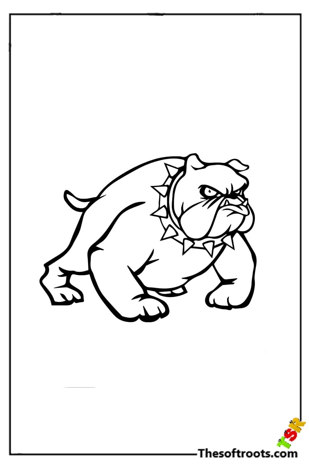 Bull Dog coloring pages