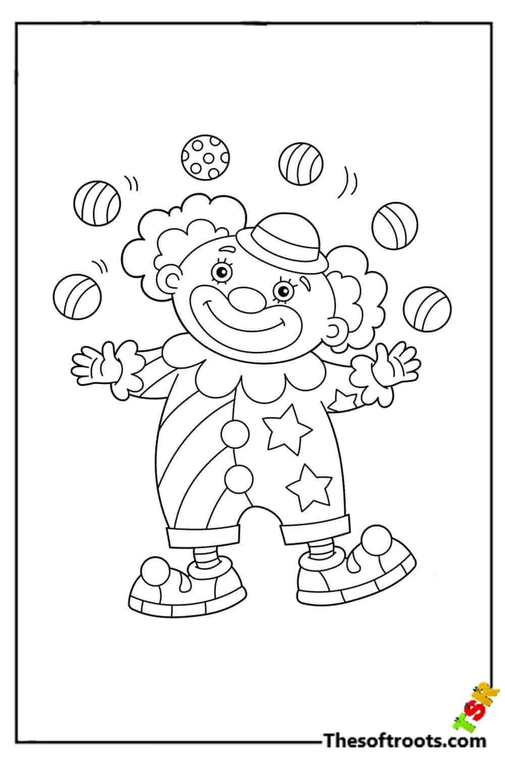 Clown Coloring pages