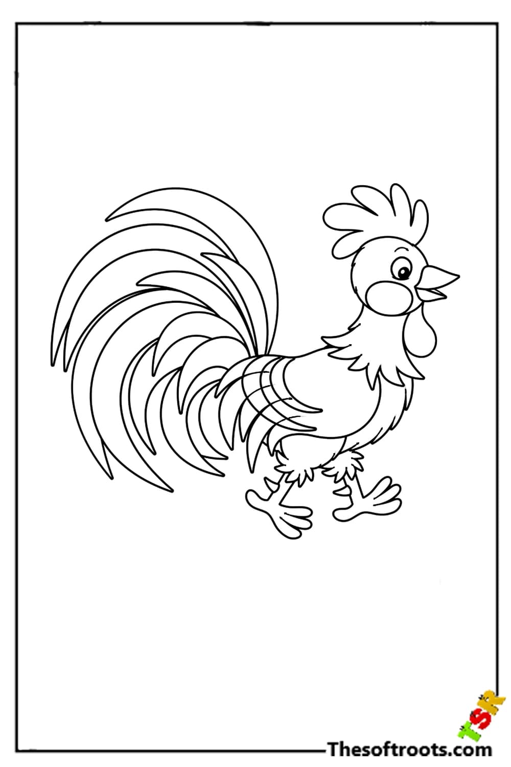 Roaster coloring pages