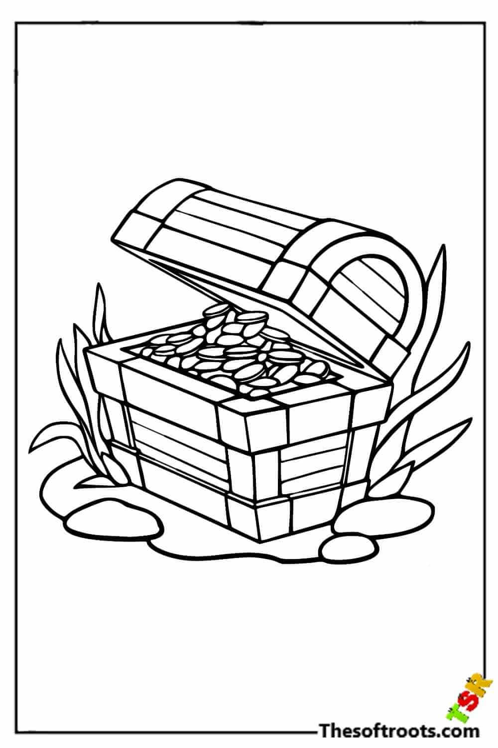 Treasure Coloring pages