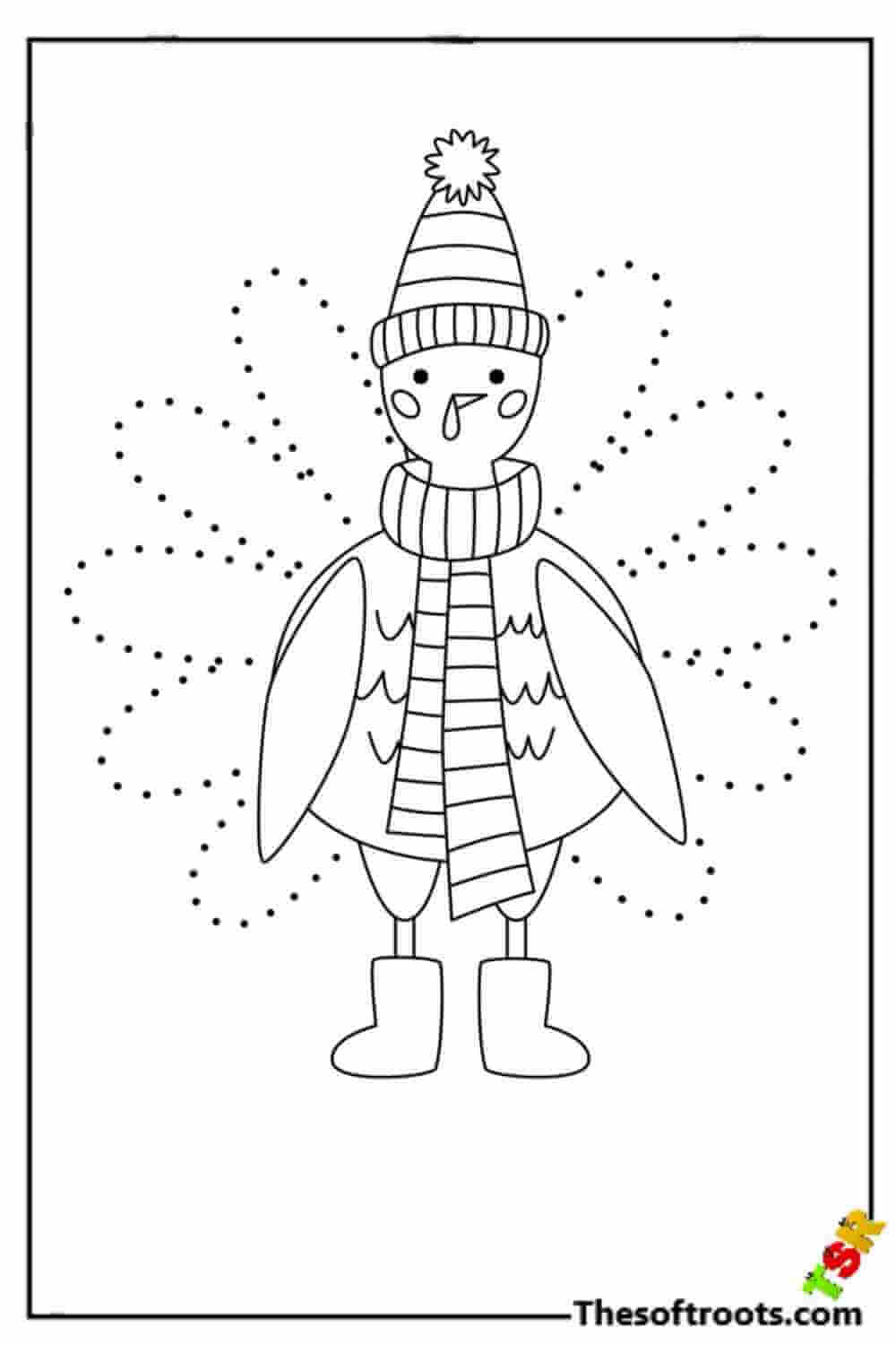 Connect the dots coloring pages