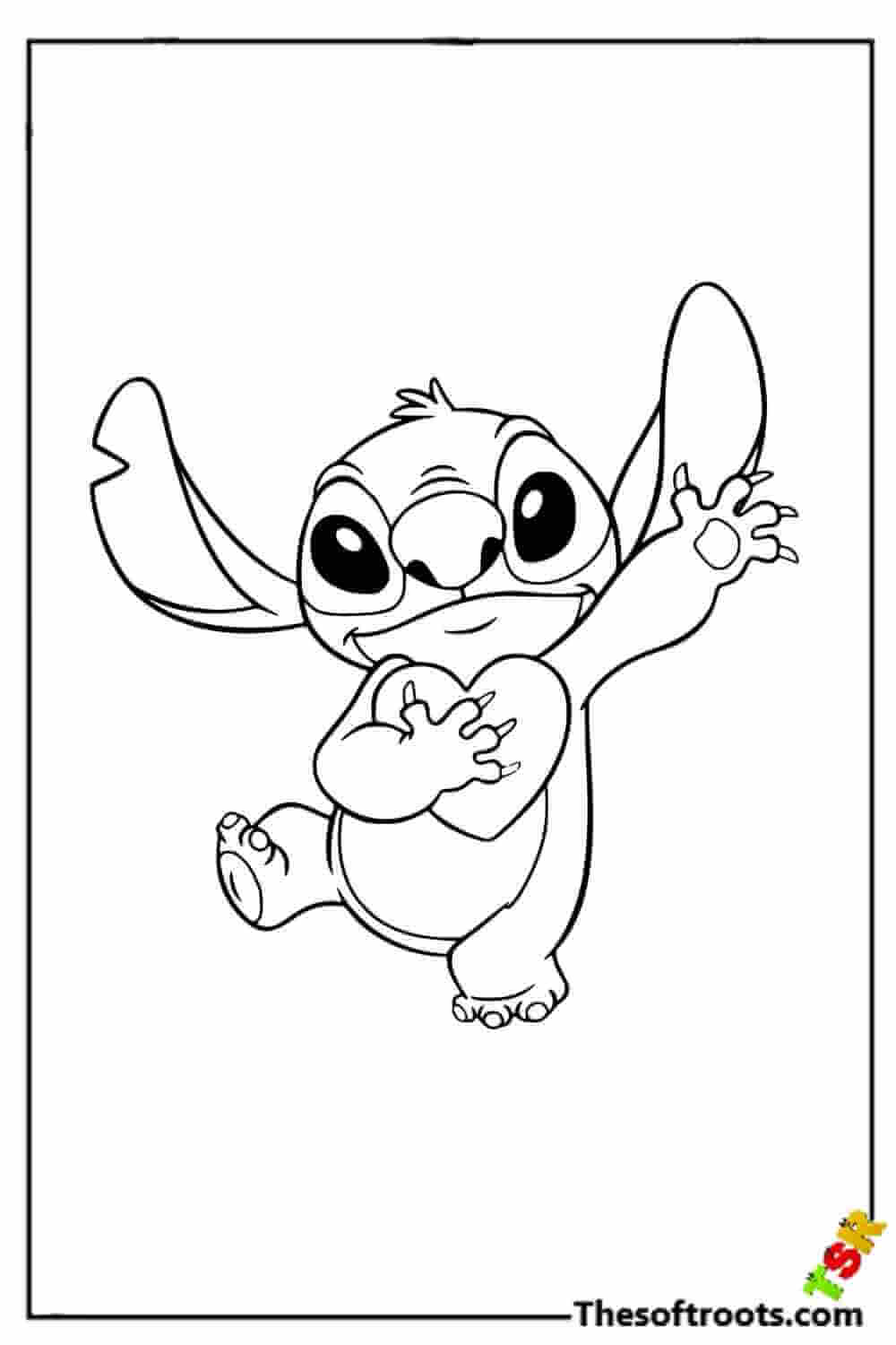 Disney Stitch coloring pages