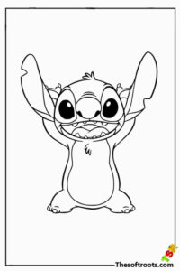 Stitch Coloring Pages 
