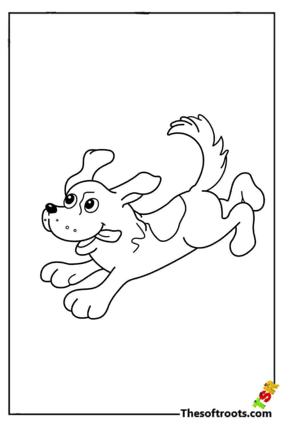 Thief puppy coloring pages