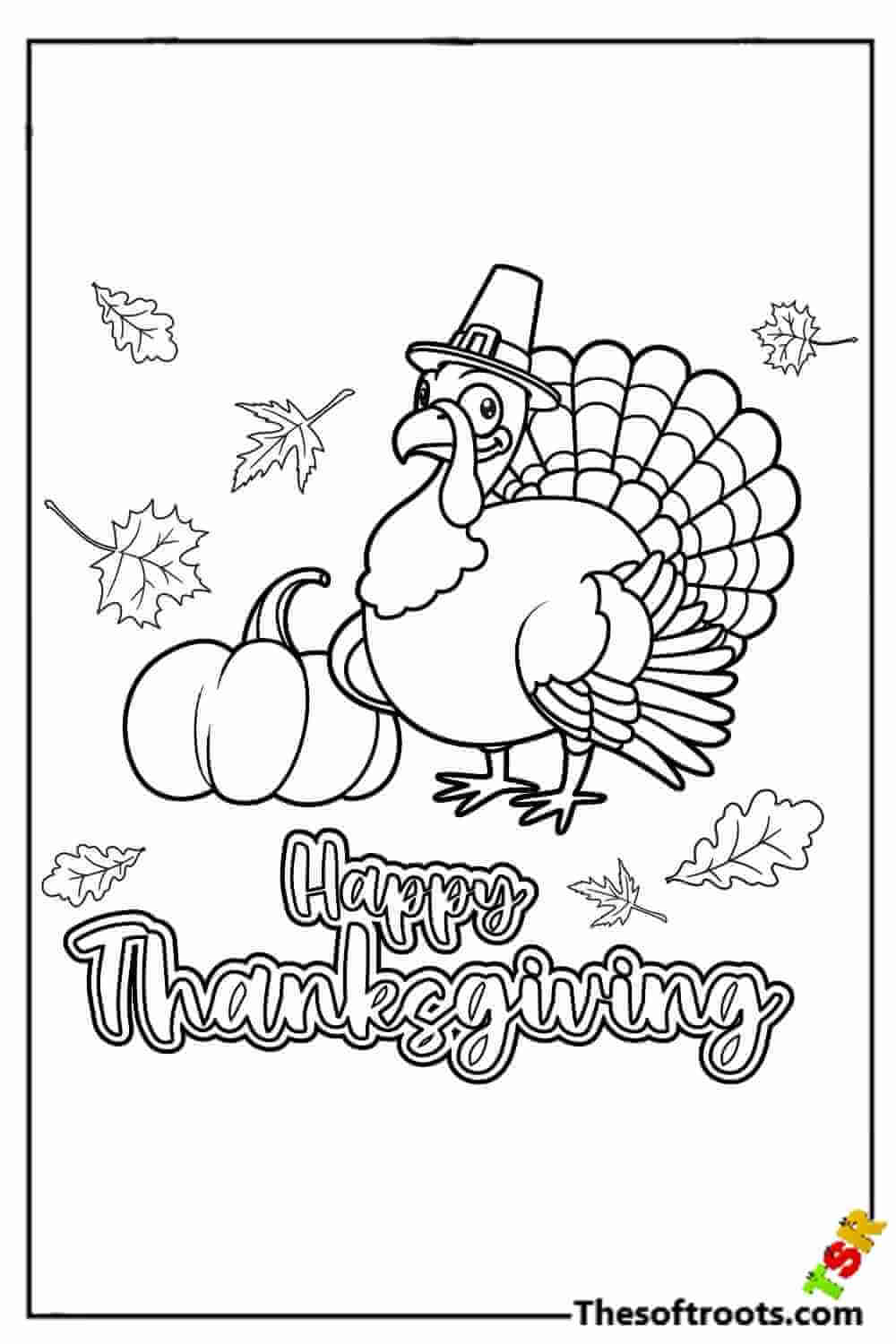 Wish turkey for adults coloring pages