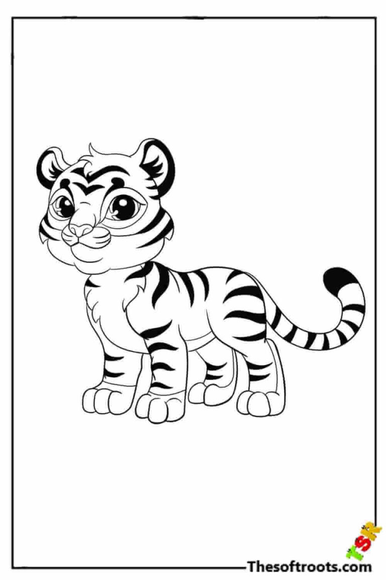 Tiger Coloring Pages | Kids Coloring Pages