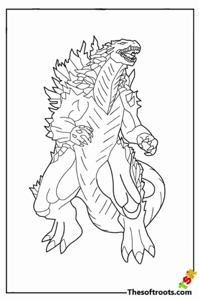 Godzilla Coloring Pages | Kids Coloring Pages