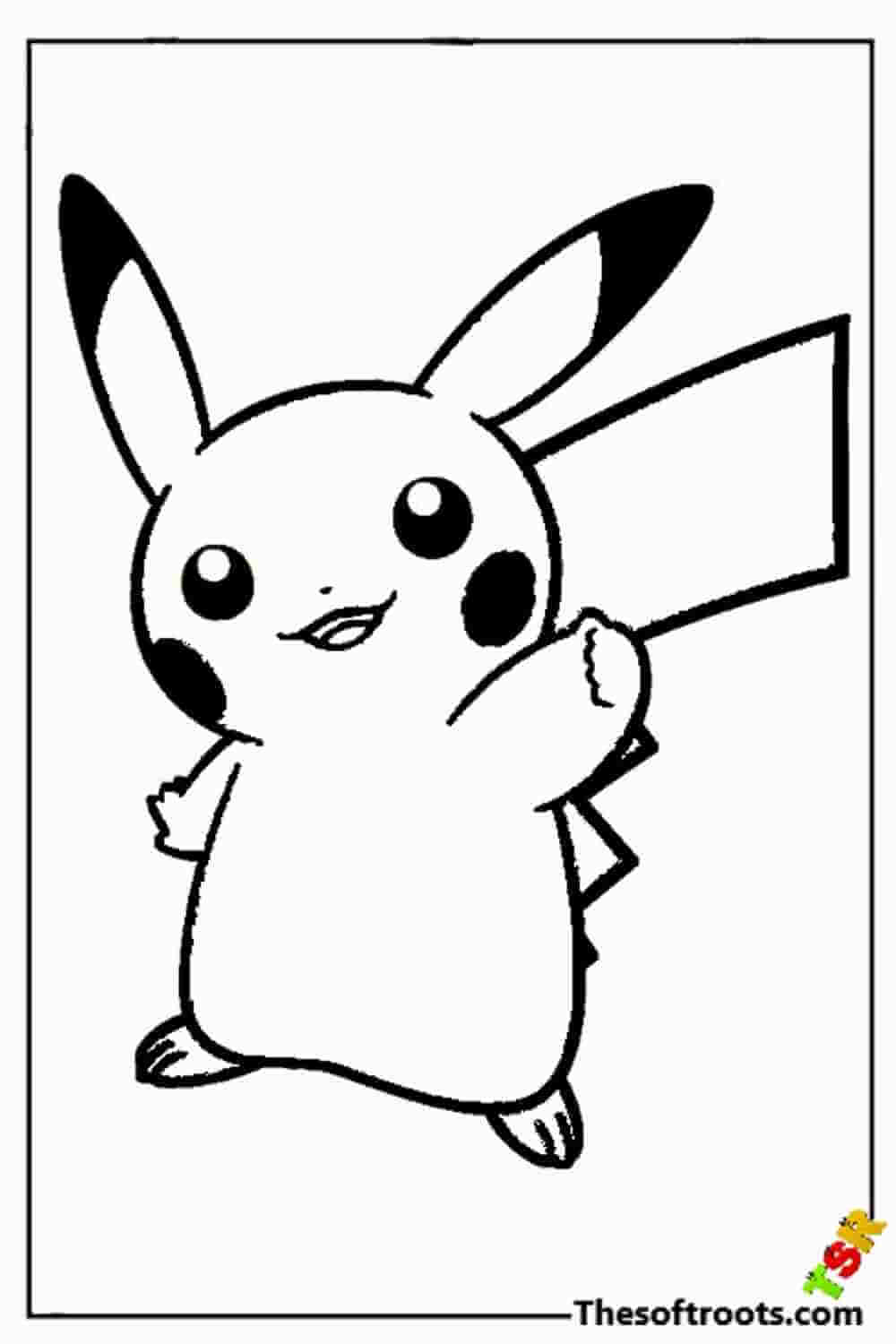 Cool Pikachu coloring pages