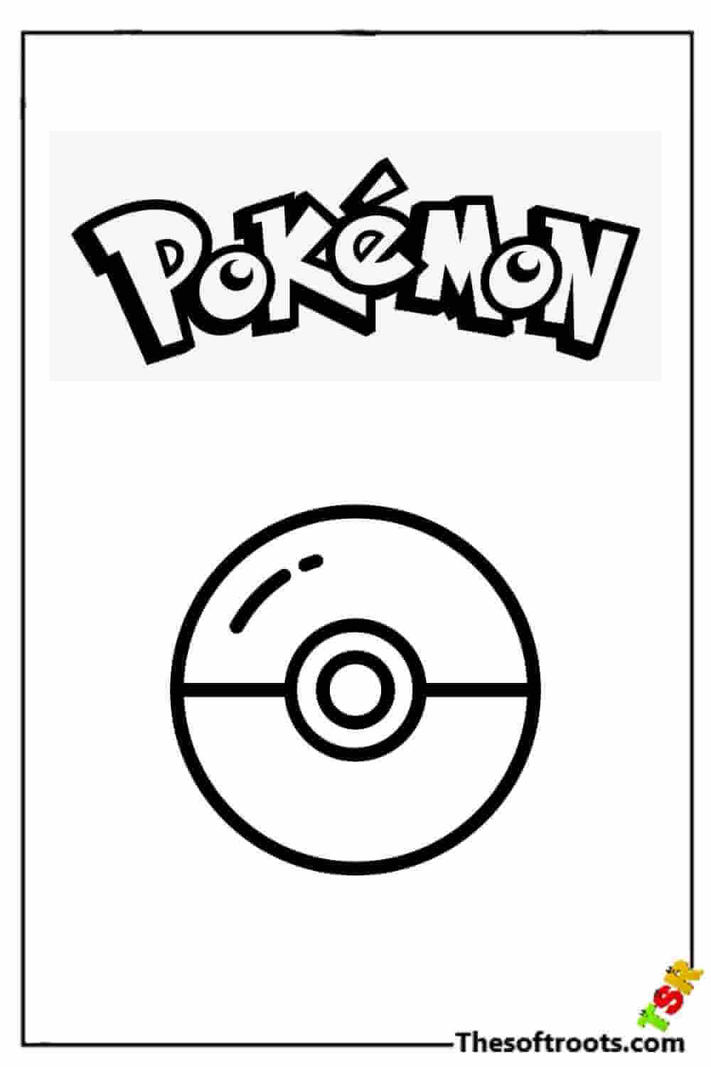 Pokémon Ball coloring pages