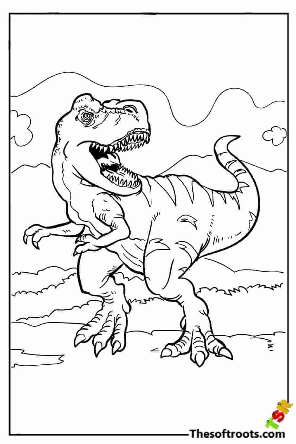 T-Rex Coloring Pages coloring pages
