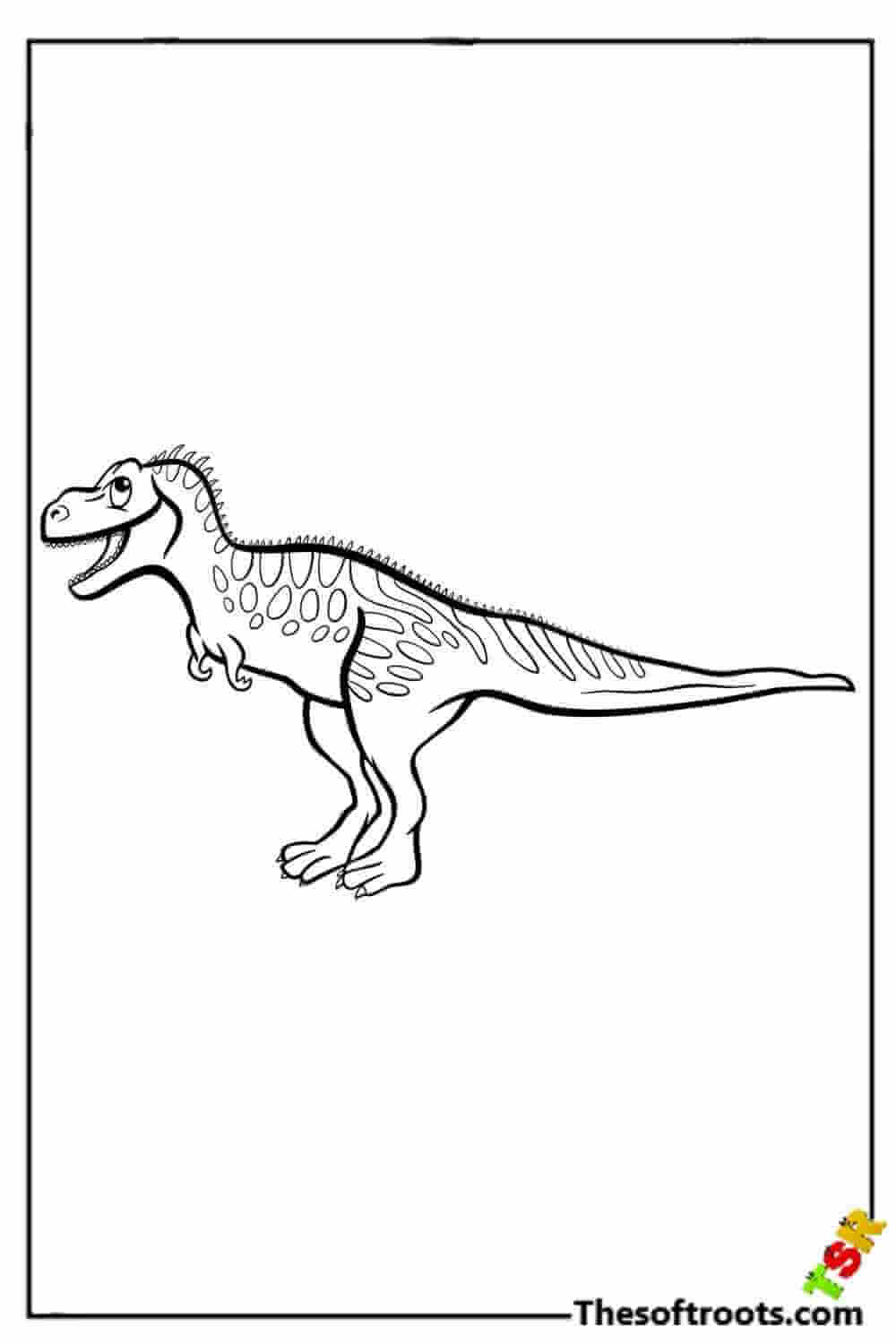 Tarbosaurus coloring pages