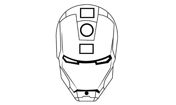 Iron Man helmet coloring