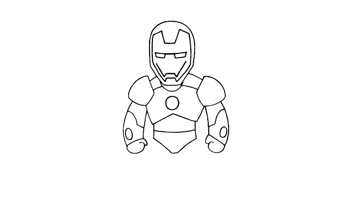 Iron-Man-outline-drawing