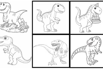 T-Rex Coloring Pages